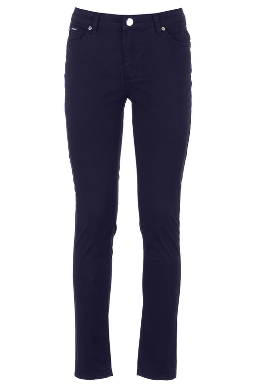 Chic Blue Skinny Fit Pants - Unleash Elegance