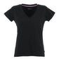 Chic Black Cotton Blend Tee