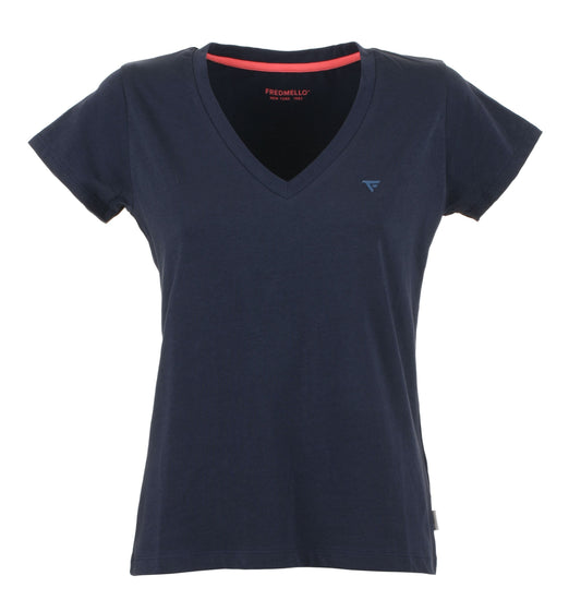 Chic Blue Cotton Blend T-Shirt