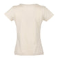 Chic White Cotone Tee with Front Design