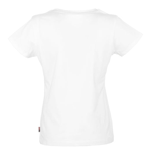 Chic White Cotton Tee
