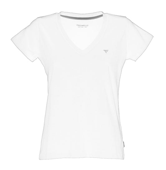 Chic White Cotton Tee