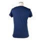 Chic Blue Cotton Tee for Casual Elegance