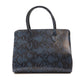 Chic Python Print Leather Tote for Everyday Elegance