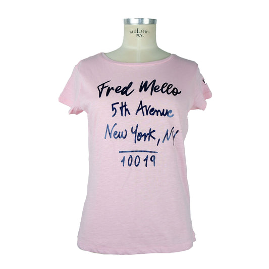 Chic Pink Cotton Tee