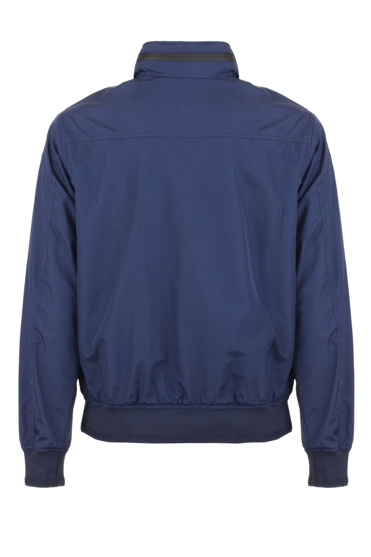 Chic Blue Hooded Jacket for the Modern Man