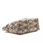 Chic Python Print Leather Shoulder Bag