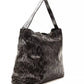 Chic Python Print Leather Shoulder Bag
