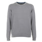 Staggered Check Stitch Crew Neck Sweater