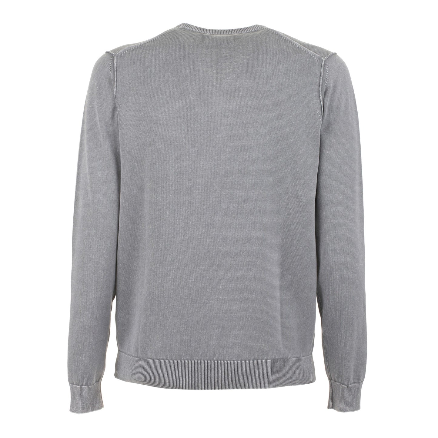 Chic Gray Cotone Sweatshirt - Men's Casual Wear