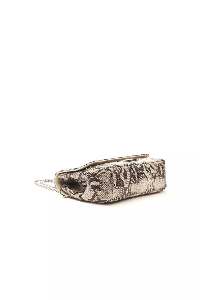 Python Print Leather Crossbody Chic Elegance
