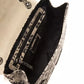 Python Print Leather Crossbody Chic Elegance