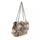 Python Print Leather Crossbody Chic Elegance