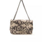Python Print Leather Crossbody Chic Elegance