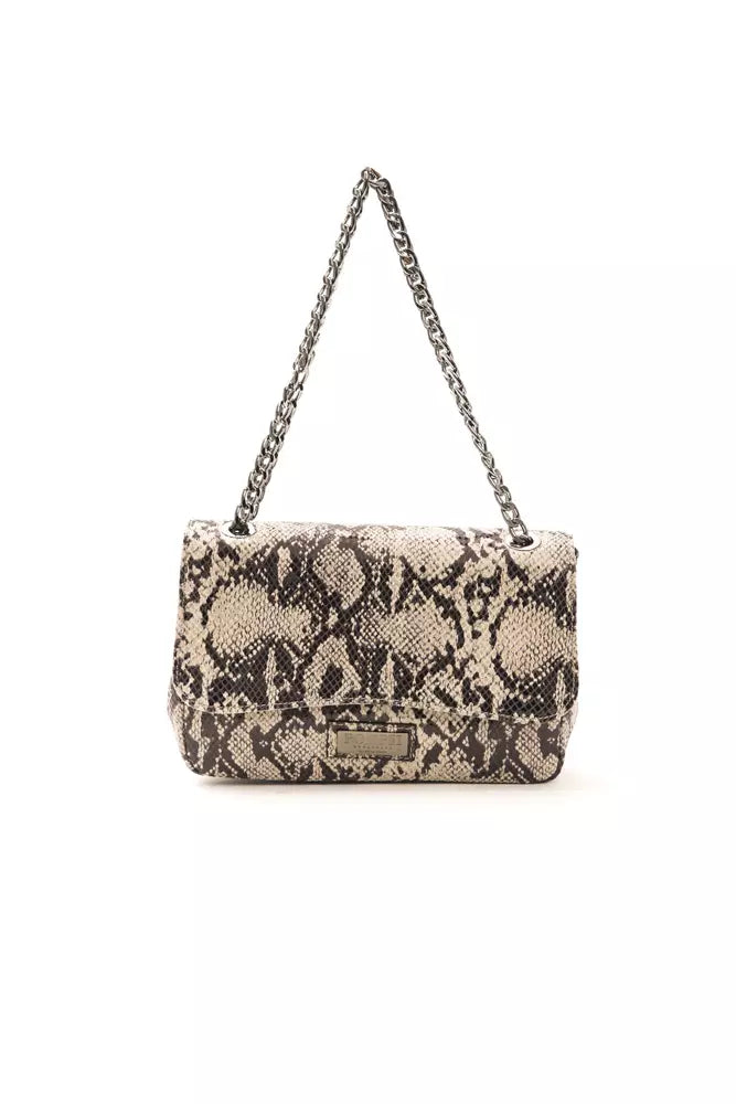 Python Print Leather Crossbody Chic Elegance