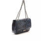Elegant Python Print Leather Crossbody Bag