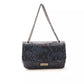 Elegant Python Print Leather Crossbody Bag