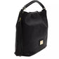Elegant Black Leather Shoulder Bag