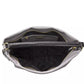 Chic Gray Leather Shoulder Bag