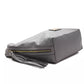 Chic Gray Leather Shoulder Bag
