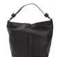 Elegant Leather Shoulder Bag in Timeless Black