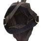 Elegant Leather Shoulder Bag in Earthy Brown