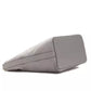 Chic Gray Leather Shoulder Bag - Adjustable Strap