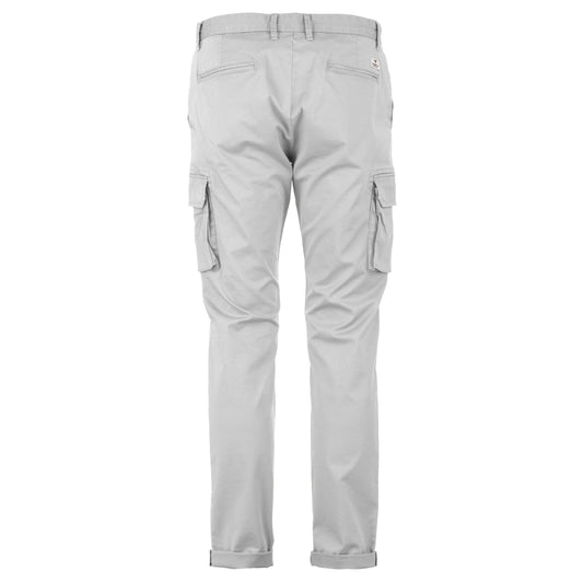 Elegant Gray Stone Pants with Side Pockets