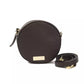 Elegant Small Oval Leather Crossbody