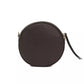Elegant Small Oval Leather Crossbody
