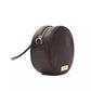 Elegant Small Oval Leather Crossbody