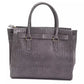 Elegant Crocodile-Print Leather Tote