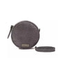 Chic Gray Croc-Embossed Crossbody