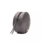 Chic Gray Croc-Embossed Crossbody