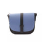 Chic Blue Leather Crossbody Bag