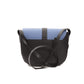 Pompei Donatella Blue Leather Crossbody Women's Bag