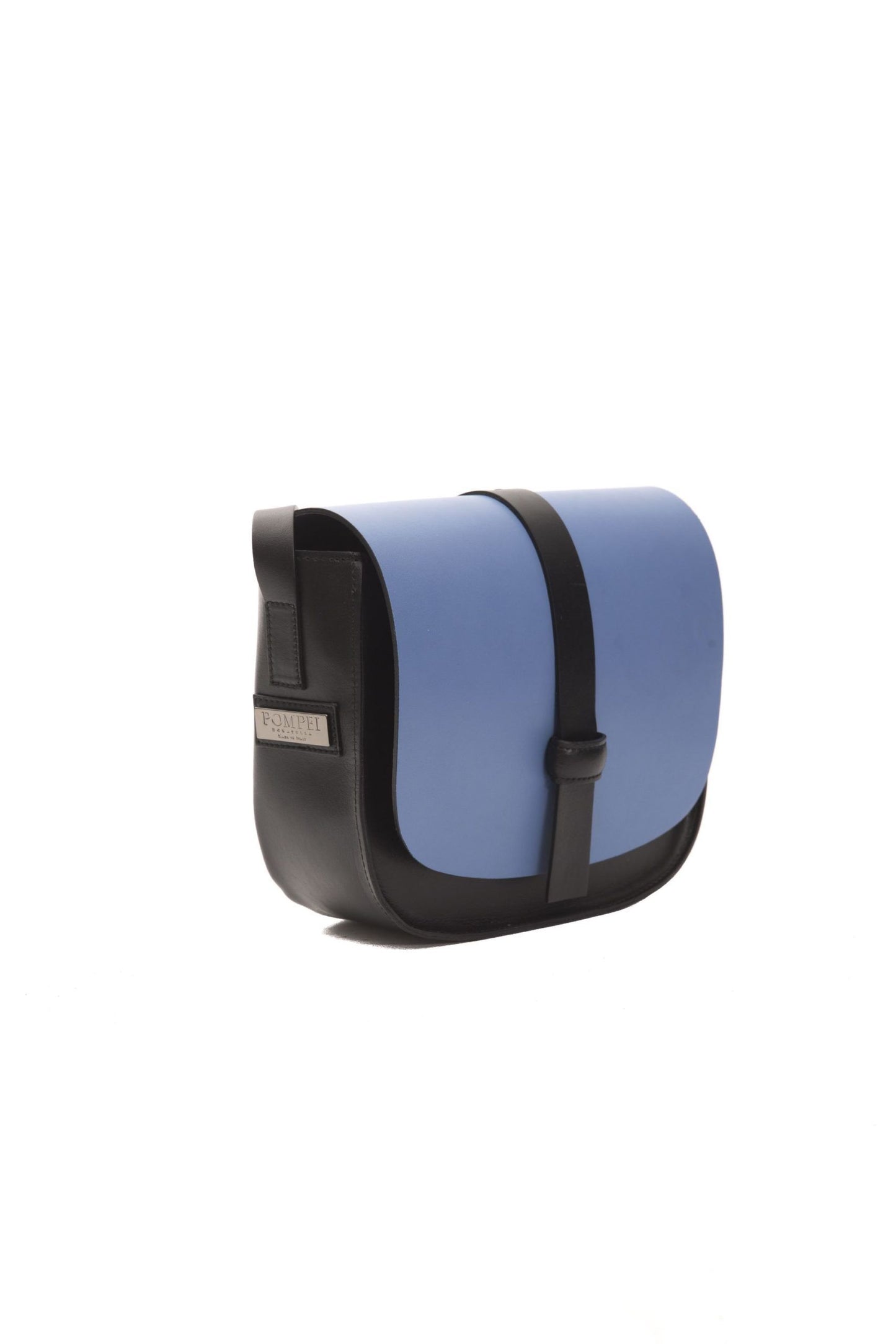 Pompei Donatella Blue Leather Crossbody Women's Bag