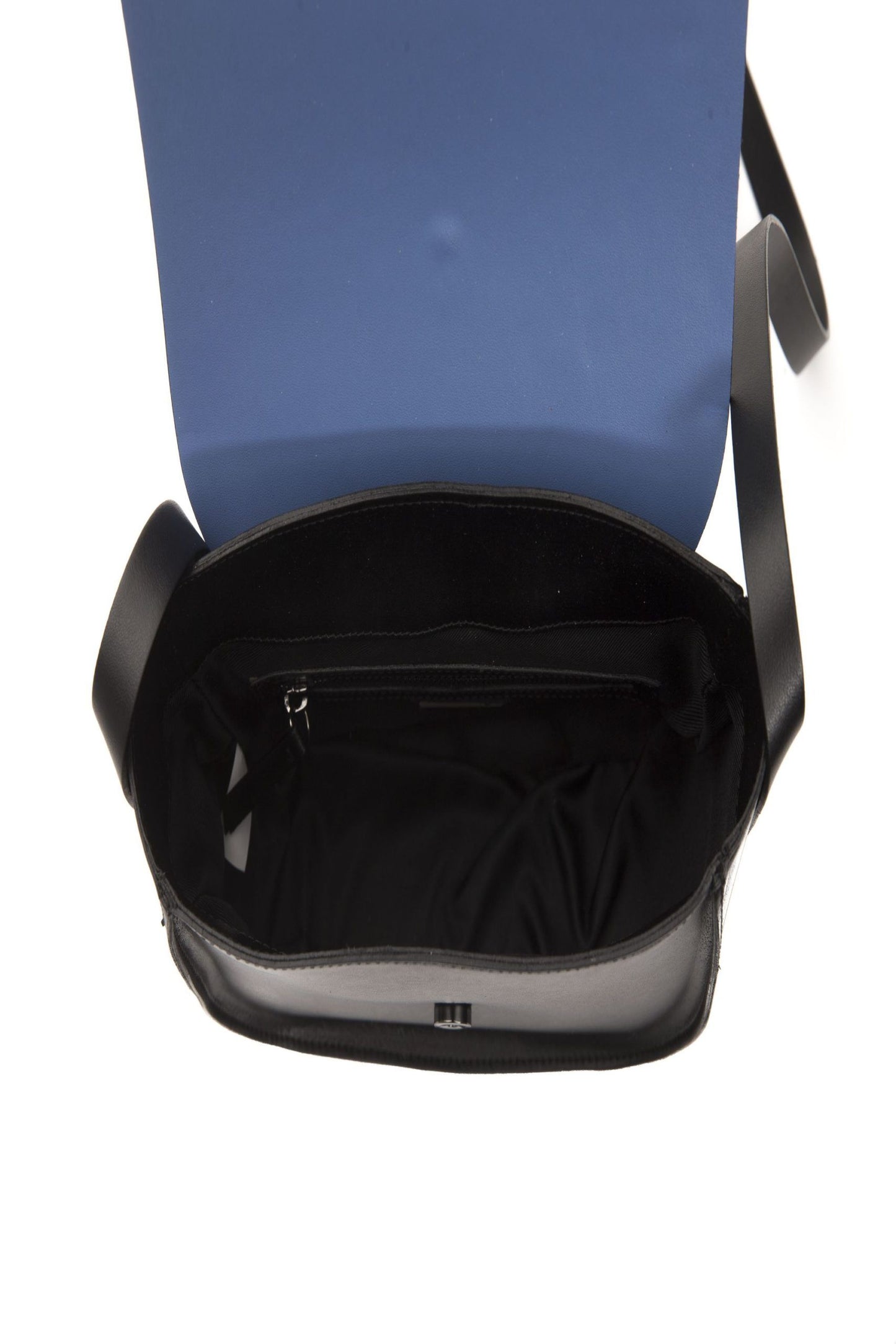 Pompei Donatella Blue Leather Crossbody Women's Bag