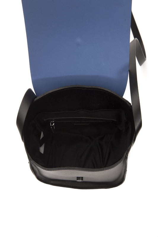 Pompei Donatella Blue Leather Crossbody Women's Bag