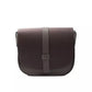 Chic Burgundy Leather Crossbody Bag