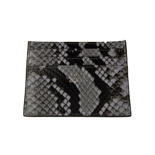 Elegant Black Calfskin Cardholder