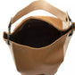 Elegant Leather Shoulder Bag in Rich Brown
