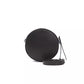 Chic Leather Oval Crossbody Bag