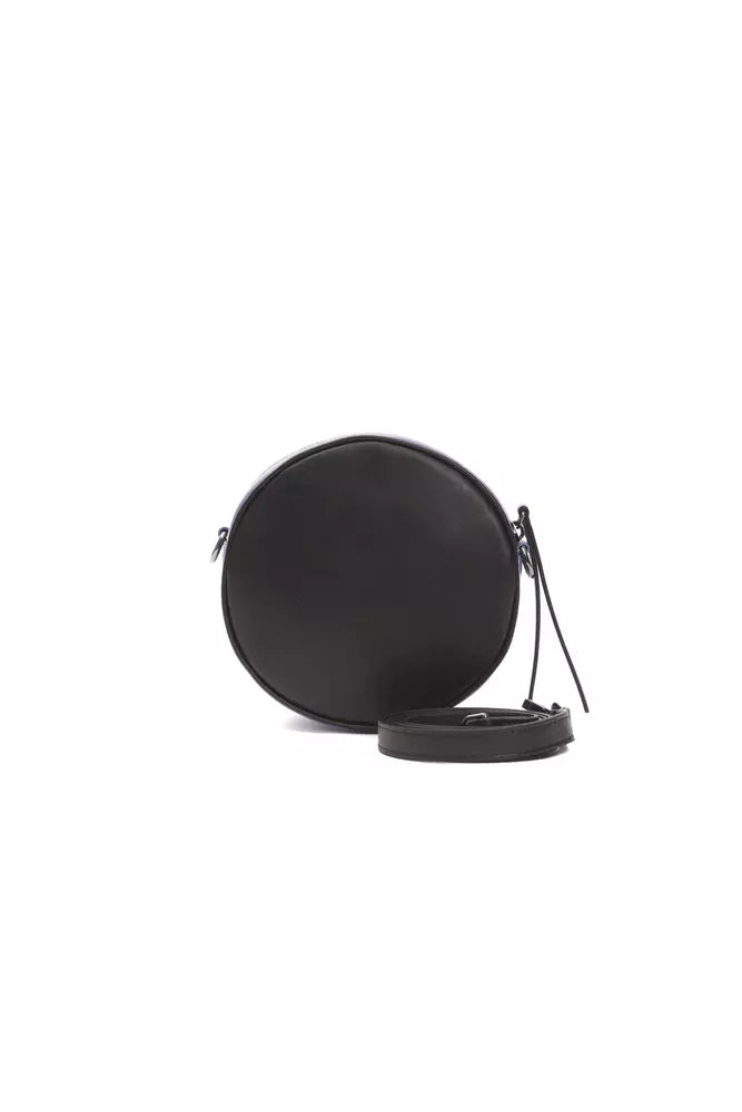 Chic Leather Oval Crossbody Bag