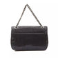 Chic Blue Leather Crossbody Elegance