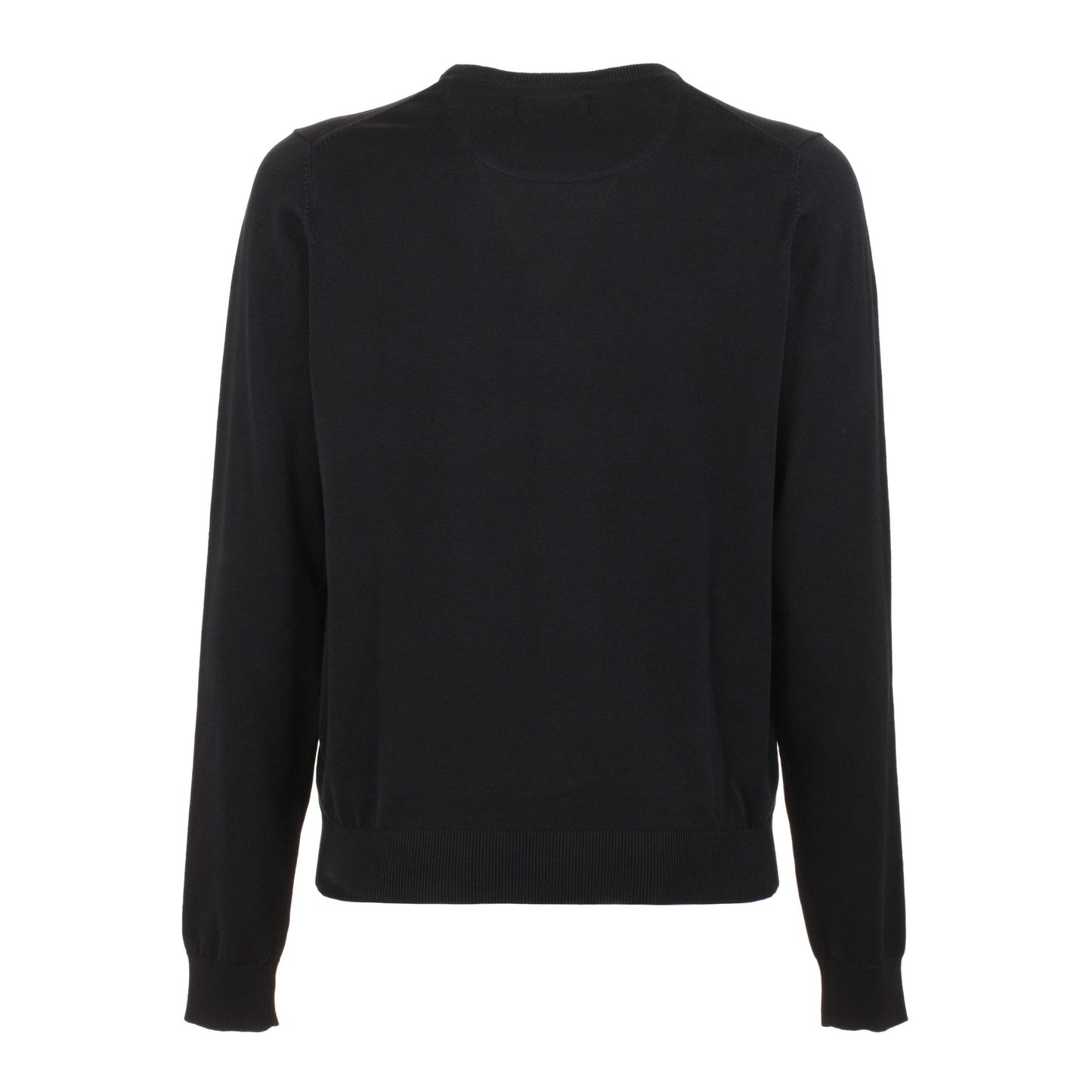 Elegant Cotton Crewneck Men's Sweater