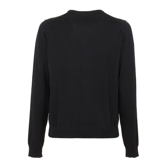 Elegant Cotton Crewneck Men's Sweater