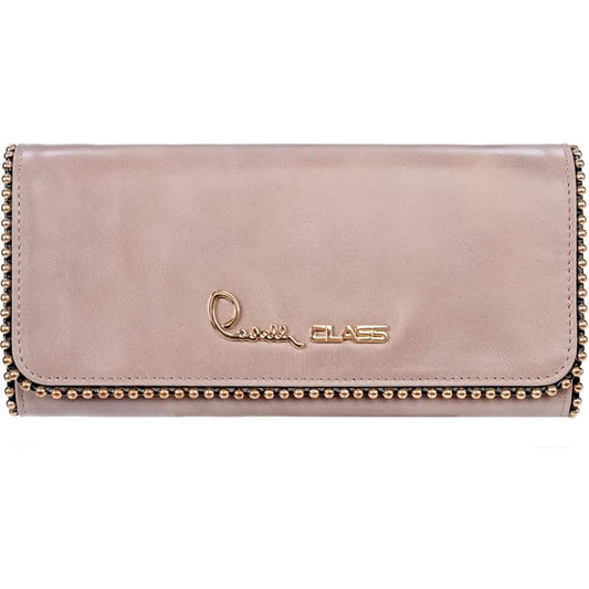 Elegant Taupe Pochette with Belt