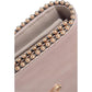 Elegant Taupe Pochette with Belt