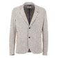 Dapper Patterned Cotton Men's Blazer